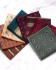Men's suit, cashew flower pocket square, banquet, wedding photography, formal dress chest scarf, small square handkerchief, shirt pocket square. Men's suit, cashew flower pocket square, banquet, wedding photography, formal dress chest scarf, small square handkerchief, shirt pocket square.