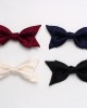 Lei'er new solid color double-layer bow tie, men's business fashion, British-style suit accessories, wedding bow tie in stock.
